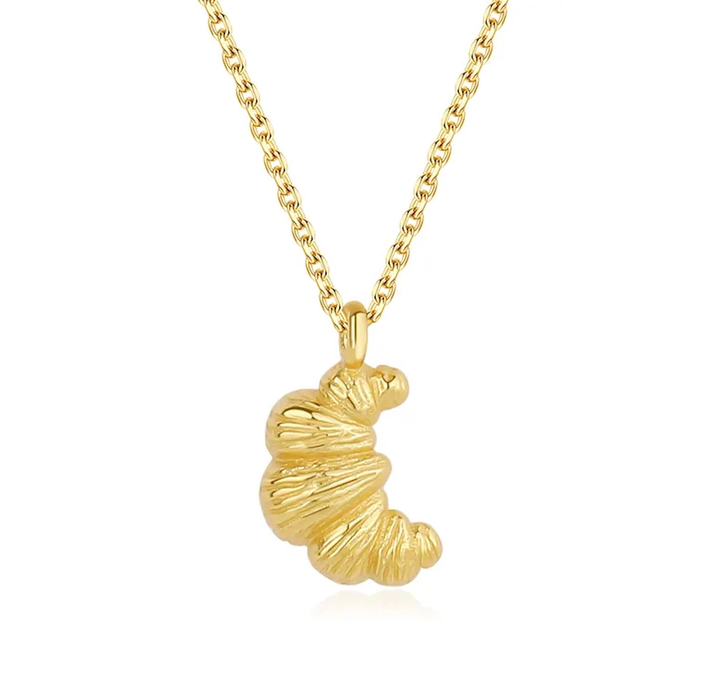 GOLDEN CROISSANT NECKLACE