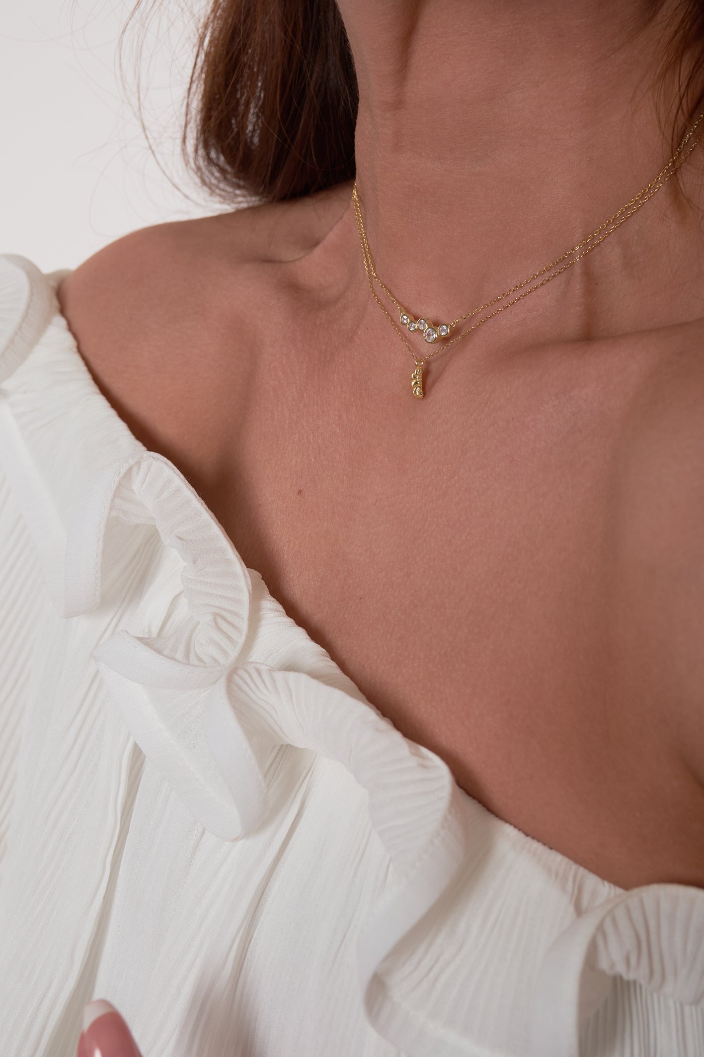 CUBIC GOLD NECKLACE